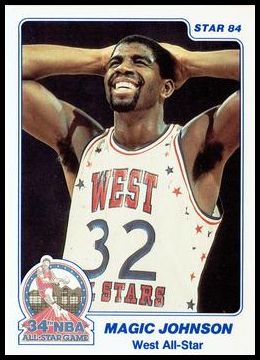 1984 Star All Star Game 21 Magic Johnson